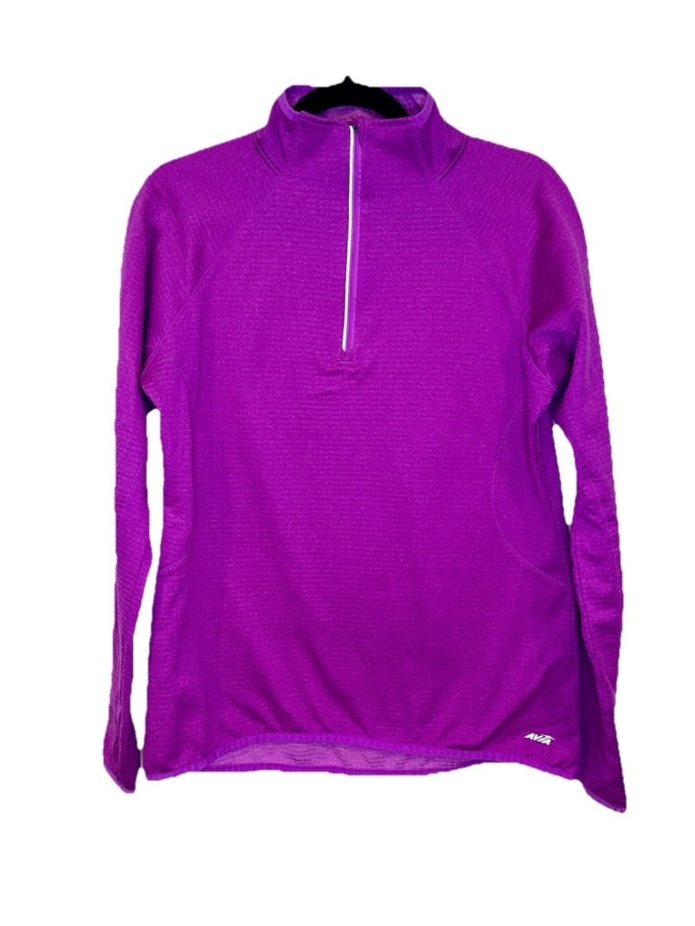 Avia fuchsia quarter zip athletic pullover size L